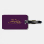 Initialbrief P Gepäckanhänger (Rückseite horizontal)