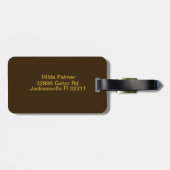 Initialbrief P Gepäckanhänger (Rückseite horizontal)