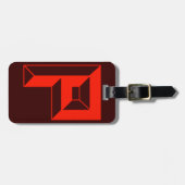 Initialbrief P Gepäckanhänger (Vorderseite horizontal)