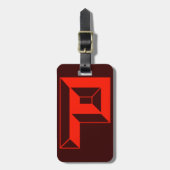 Initialbrief P Gepäckanhänger (Vorderseite vertikal)