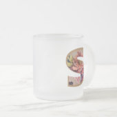 Initialbrief S Monogramm Mattglastasse (VorderseiteRechts)