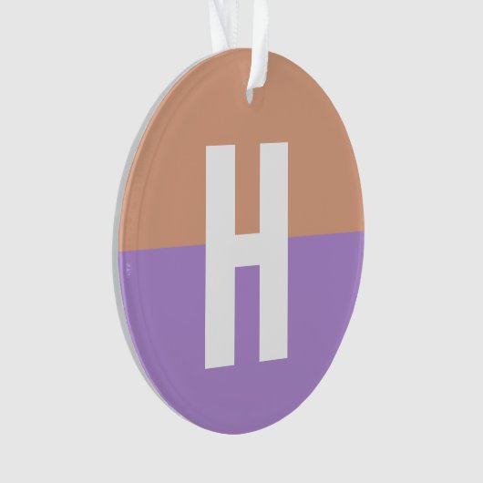 Initialbrief von elegantem Pastel-Colorblock Ornament (Vorderseite)