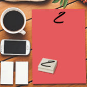 Initialbrief Z Gummistempel