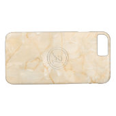 Initialbuchstabe A mit Marmordruckeffekt Case-Mate iPhone Hülle (Rückseite (Horizontal))