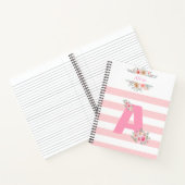 Initialbuchstabe A Notizblock (Innenseite)
