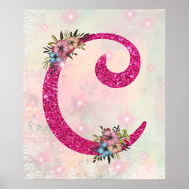 Initialbuchstabe C Poster