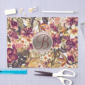 Initialbuchstabe der Hawaiian Golden Tropics Monog Seidenpapier (Handwerk)