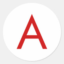 Initialbuchstabe des schlichten modernen weißen Mo