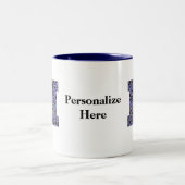 Initialbuchstabe H für das Mosaikglas Zweifarbige Tasse (Mittel)