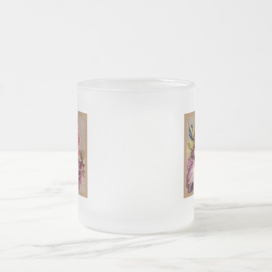 Initialbuchstabe M Monogramm Mattglastasse (Mittel)