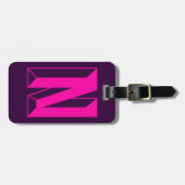 Initialbuchstabe N Gepäckanhänger (Vorderseite horizontal)