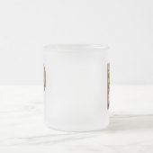 Initialbuchstabe P Monogramm der rustikalen Floral Mattglastasse (Mittel)