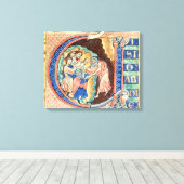 Initialbuchstabe 'V' Visio Abdie Leinwanddruck (Insitu (Holzboden))