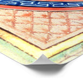 Initialbuchstabe 'V' Visio Abdie Poster (Ecke)