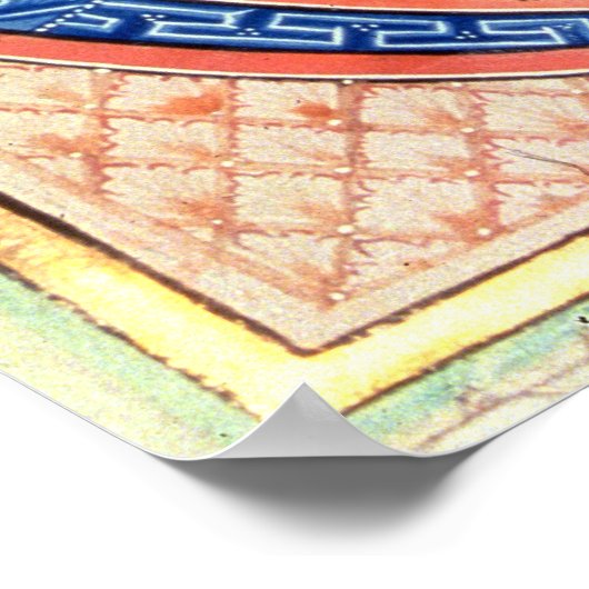 Initialbuchstabe 'V' Visio Abdie Poster (Ecke)