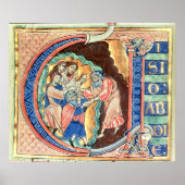 Initialbuchstabe 'V' Visio Abdie Poster (Vorne)