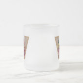 Initialbuchstabe W Monogramm für rustikale Flora Mattglastasse (Mittel)