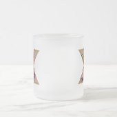 Initialbuchstabe X Monogramm für rustikale Flora Mattglastasse (Mittel)