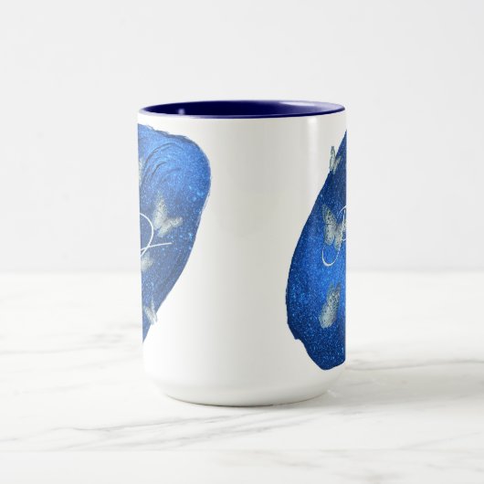 Initialbuchstaben P Monogramm Tasse (Zentrum)