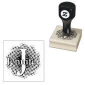 Initialbuchstaben und Name benutzerdefinierten Gummistempel (Stempel)