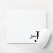 Initialbuchstaben und Name benutzerdefinierten Mousepad (Mit Mouse)