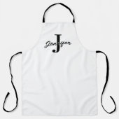 Initialbuchstaben und Name benutzerdefinierten Schürze (Vorderseite)