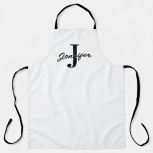 Initialbuchstaben und Name benutzerdefinierten Schürze