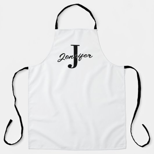 Initialbuchstaben und Name benutzerdefinierten Schürze (Vorderseite)
