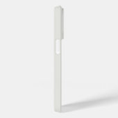 Initialcreme-Neutral-Leaf-Monogramm Case-Mate iPhone Hülle (Rückseite / Rechts)