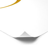 Initiale benutzerdefinierte Monogramm M-Imitate Go Poster (Ecke)