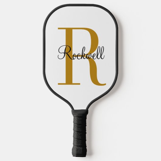 Initiale Bezeichnung für das benutzerdefinierte Go Pickleball Schläger (Rückseite)