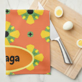 INITIALE Bright Birthday oder Anniversary Geschenk Geschirrtuch (Viertel Falte)