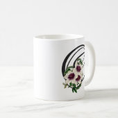 Initiale C, Vintage Clematis Kaffeetasse (VorderseiteRechts)