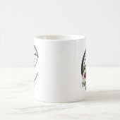 Initiale C, Vintage Clematis Kaffeetasse (Mittel)