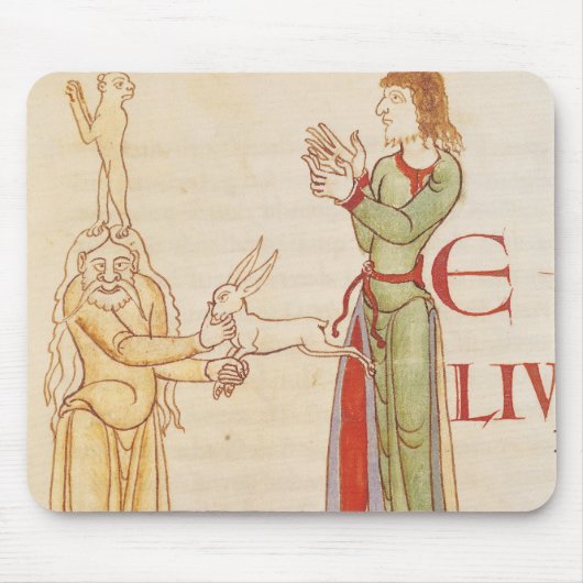 Initiale "H" in Form von zwei Zauberer Mousepad (Vorne)
