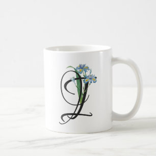 Initiale I, Vintage-Iris-Kaffeetasse Kaffeetasse