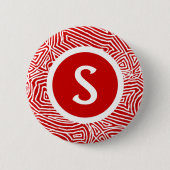 Initiale in Rot Button (Vorderseite)