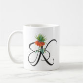 Initiale K, Vintage-Kaiserskrone-Kaffeetasse Kaffeetasse (Links)