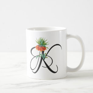 Initiale K, Vintage-Kaiserskrone-Kaffeetasse Kaffeetasse