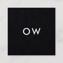 Initiale moderne Minimalistisch Square Monogram