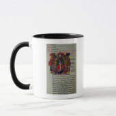 Initiale "O" Frau 2 fol.8 Historiated eine Feige Tasse (Links)