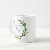 Initiale Tasse der Personalisierten Monogrammflora (Vorderseite Links)