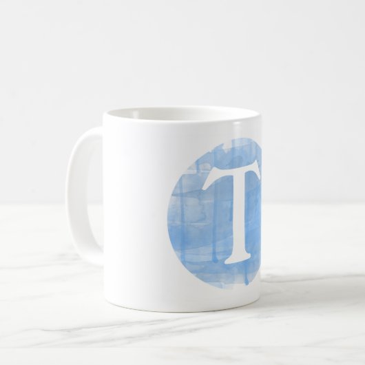 Initiale Tasse des benutzerdefinierten Aquarellfar (Vorderseite Links)