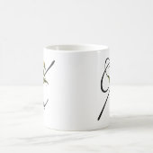 Initiale X, Xerochrysum bractea Kaffeetasse (Mittel)