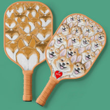 Initialed Corgi+Corgi Hintern Pickleball Paddle