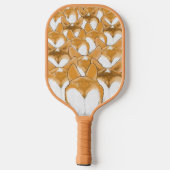 Initialed Corgi+Corgi Hintern Pickleball Paddle (Rückseite)