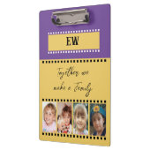 Initialen 8 Fotos der Produktfamilie lila hinzufüg Klemmbrett (Links)