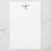 Initialen Briefpapier (Vorderseite)