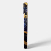 Initialen der Abstrakten Marmormonographie Case-Mate iPhone Hülle (Rückseite / Links)