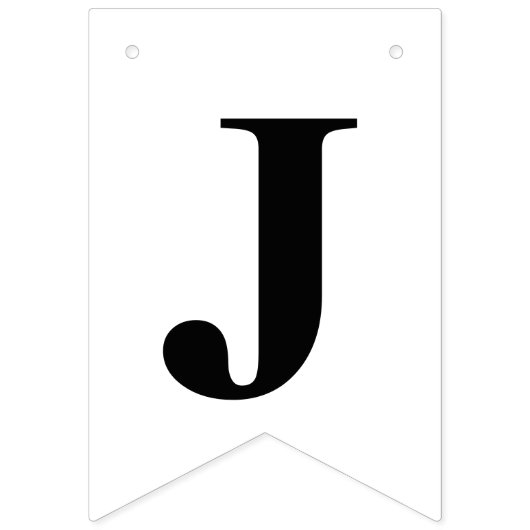 INITIALEN DER KUSTOM BRIDE+GROOM MIT BREITDATUM WIMPELKETTE (Dritte Fahne)